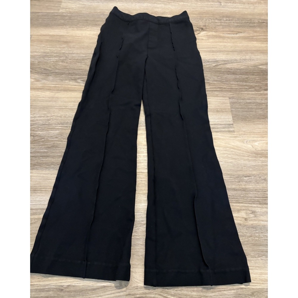 Spanx Pants Women's SPANXsmooth PerfectFit Black Ponte High Rise Flare Medium